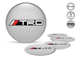 Toyota TRD Domed Badges Perfect Car Rim Decal